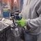 Gloveworks By Ammex Disposable Gloves, Heavy Duty, Nitrile, 8 mil, Powder-Free, M, 1000 PK, Green GWGN44100 - alternate 2